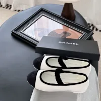 $102.00 USD Chanel Flat Shoes For Women #1408904