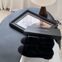 $102.00 USD Chanel Flat Shoes For Women #1408906