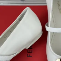 $102.00 USD Salvatore Ferragamo Flat Shoes For Women #1408907