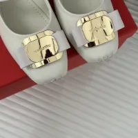 $102.00 USD Salvatore Ferragamo Flat Shoes For Women #1408907