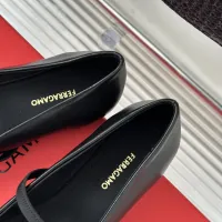 $102.00 USD Salvatore Ferragamo Flat Shoes For Women #1408908