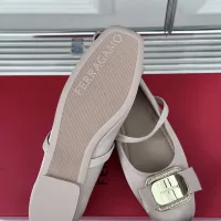 $102.00 USD Salvatore Ferragamo Flat Shoes For Women #1408911