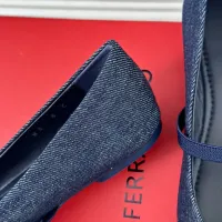 $102.00 USD Salvatore Ferragamo Flat Shoes For Women #1408913