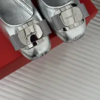 $102.00 USD Salvatore Ferragamo Flat Shoes For Women #1408914