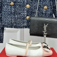 $105.00 USD Salvatore Ferragamo Flat Shoes For Women #1408916