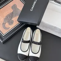 $102.00 USD Chanel Flat Shoes For Women #1408989