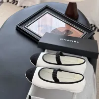 $102.00 USD Chanel Flat Shoes For Women #1408989