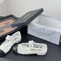 $102.00 USD Chanel Flat Shoes For Women #1408991