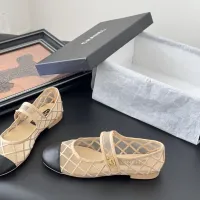 $102.00 USD Chanel Flat Shoes For Women #1408992