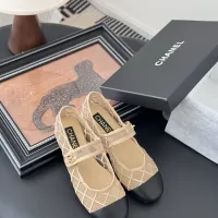 $102.00 USD Chanel Flat Shoes For Women #1408992