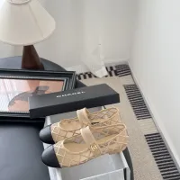 $102.00 USD Chanel Flat Shoes For Women #1408992