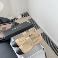 $102.00 USD Chanel Flat Shoes For Women #1408996