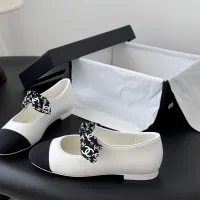 $102.00 USD Chanel Flat Shoes For Women #1408999