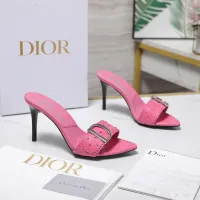 $108.00 USD Christian Dior Slippers For Women #1409013