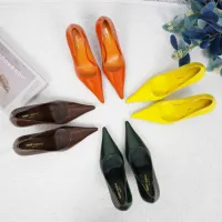 $105.00 USD Yves Saint Laurent YSL High-Heeled Shoes For Women #1409130