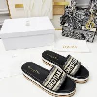 $85.00 USD Christian Dior Slippers For Women #1409176