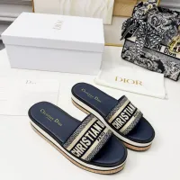 $85.00 USD Christian Dior Slippers For Women #1409177