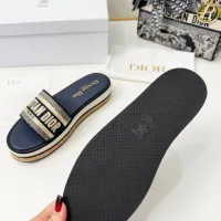 $85.00 USD Christian Dior Slippers For Women #1409177