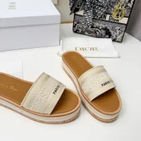 $85.00 USD Christian Dior Slippers For Women #1409180