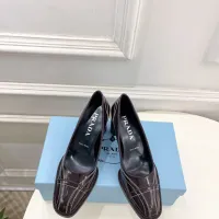 $125.00 USD Prada High-heeled Shoes For Women #1409238