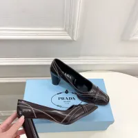 $125.00 USD Prada High-heeled Shoes For Women #1409238