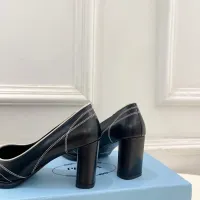 $125.00 USD Prada High-heeled Shoes For Women #1409239