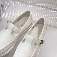 $102.00 USD Chanel Leather Shoes For Women #1409380