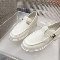 $102.00 USD Chanel Leather Shoes For Women #1409380