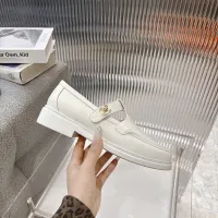 $102.00 USD Chanel Leather Shoes For Women #1409380