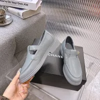 $102.00 USD Chanel Leather Shoes For Women #1409382