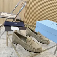 $102.00 USD Prada Leather Shoes For Women #1409383