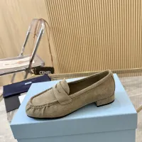 $102.00 USD Prada Leather Shoes For Women #1409383