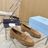 $102.00 USD Prada Leather Shoes For Women #1409384