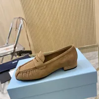 $102.00 USD Prada Leather Shoes For Women #1409384