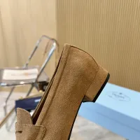 $102.00 USD Prada Leather Shoes For Women #1409384
