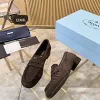 $102.00 USD Prada Leather Shoes For Women #1409386