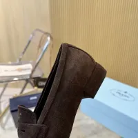 $102.00 USD Prada Leather Shoes For Women #1409386