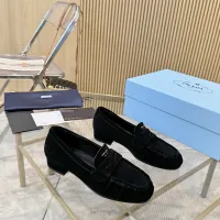 $102.00 USD Prada Leather Shoes For Women #1409387
