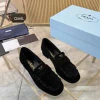 $102.00 USD Prada Leather Shoes For Women #1409387