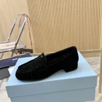 $102.00 USD Prada Leather Shoes For Women #1409387