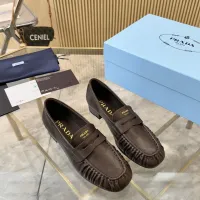 $102.00 USD Prada Leather Shoes For Women #1409388