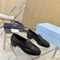 $102.00 USD Prada Leather Shoes For Women #1409389
