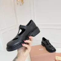 $102.00 USD MIU MIU Leather Shoes For Women #1409419