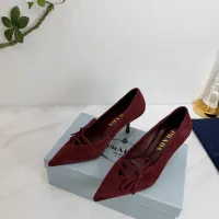 $102.00 USD Prada High-heeled Shoes For Women #1409431