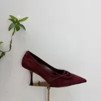 $102.00 USD Prada High-heeled Shoes For Women #1409431