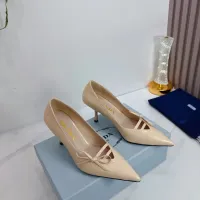 $102.00 USD Prada High-heeled Shoes For Women #1409435