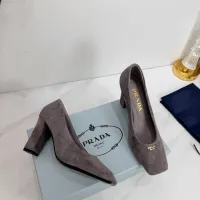 $102.00 USD Prada High-heeled Shoes For Women #1409438