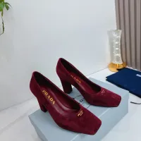 $102.00 USD Prada High-heeled Shoes For Women #1409439