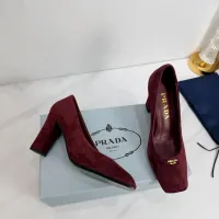 $102.00 USD Prada High-heeled Shoes For Women #1409439
