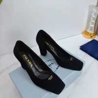 $102.00 USD Prada High-heeled Shoes For Women #1409441